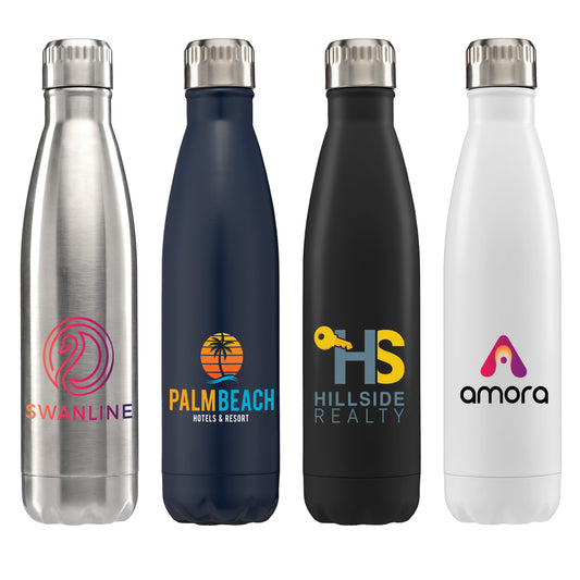 17 oz. Double-Wall Stainless Bottle - ColorJet