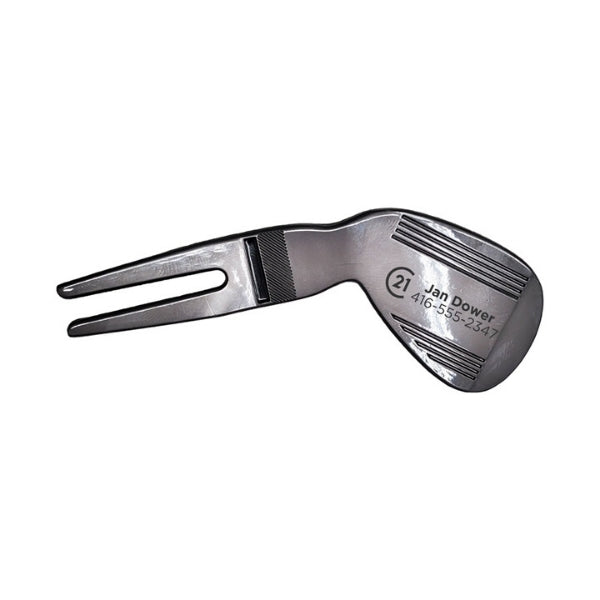 Golf Club Shaped Divot Tool With Gift Box