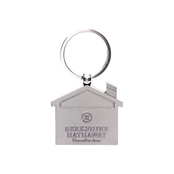 Berkshire Hathaway House-Shaped Keychain With Transparent Case