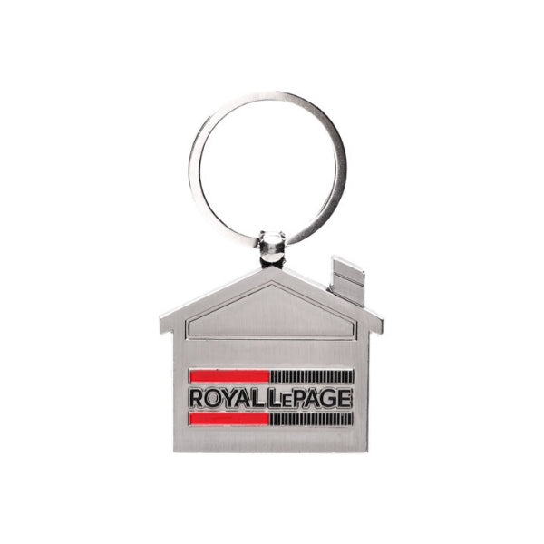 Royal Lepage House Shaped Keychain With Transparent Case