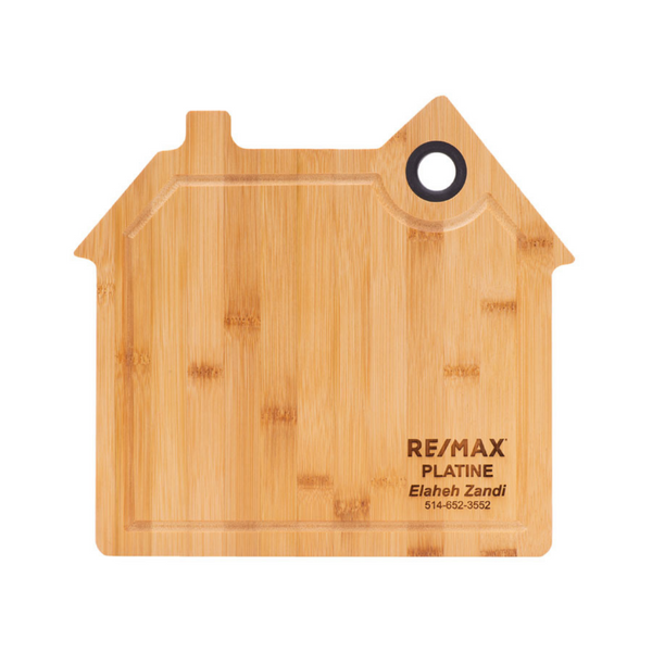 House Shaped Bamboo Cutting Board With Gift Box